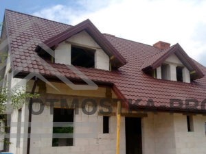 Монтаж металлочерепицы закончен