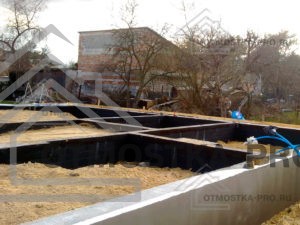 Заливка бетоном